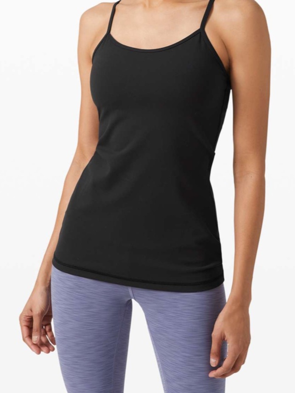 lululemon Black Power Y Performance Tank